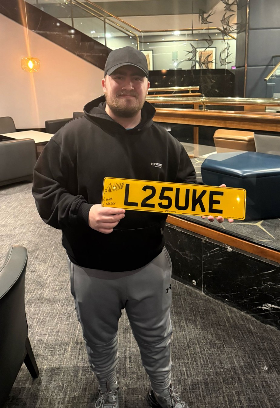 Luke Littler Private Number Plate