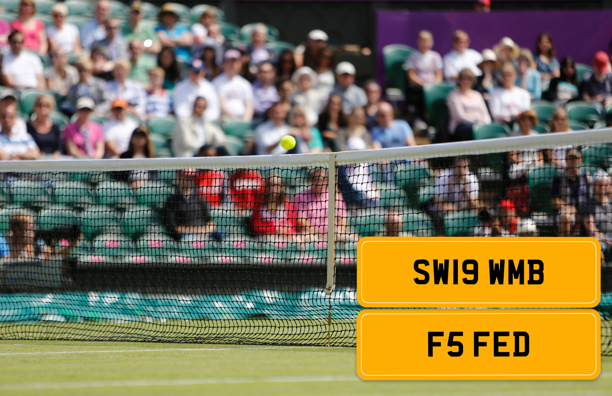 Game, Set, Match: Creative Number Plates Inspired by Wimbledon Champions