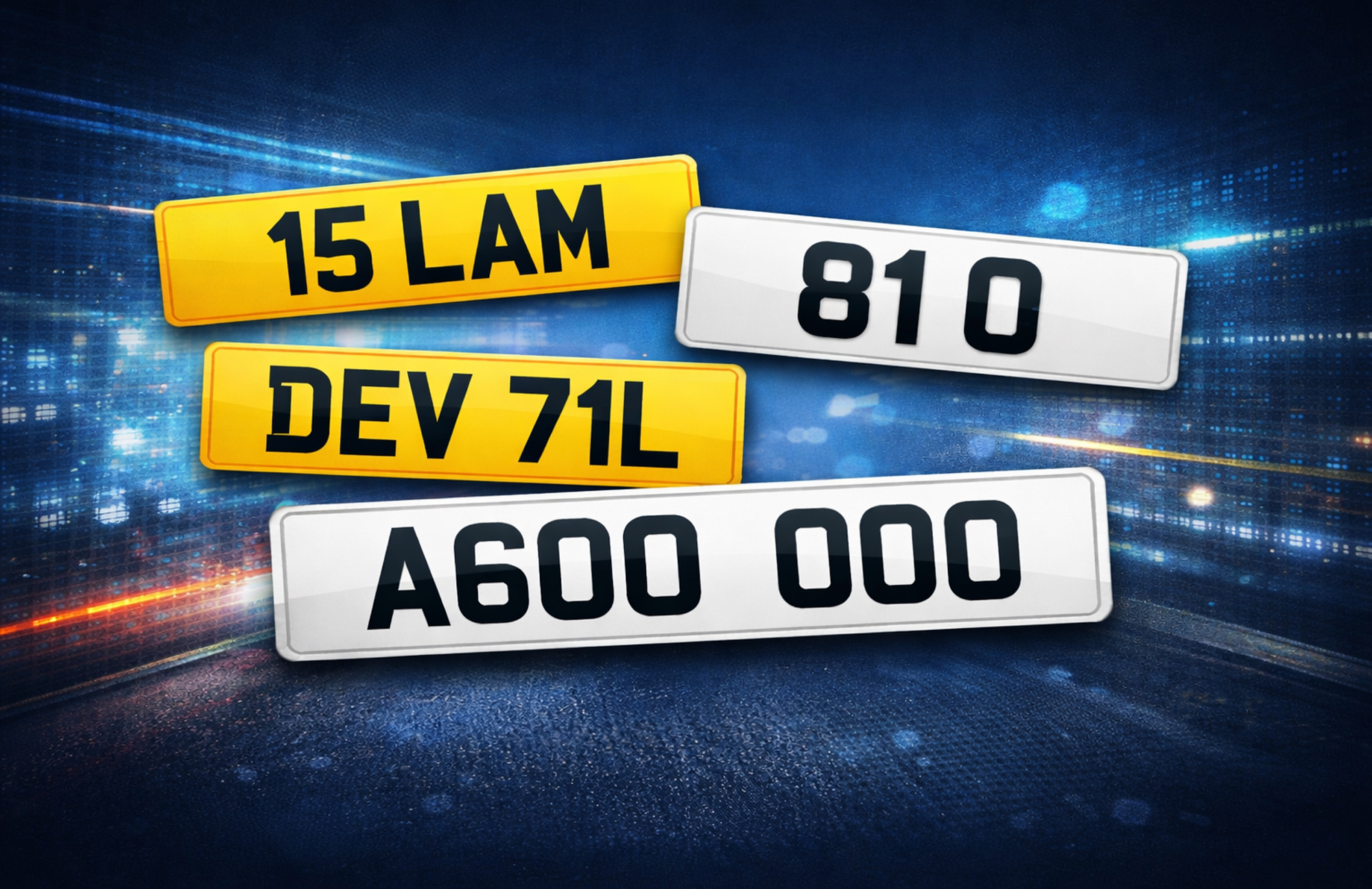 January 2026 DVLA Number Plate Auction Preview – Private Number Plates to Watch