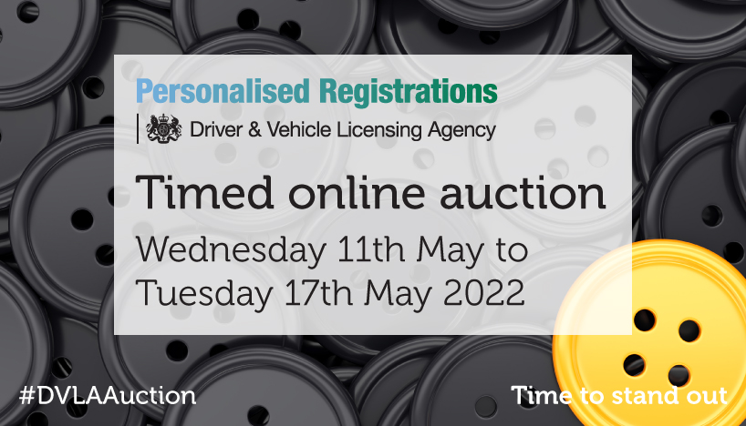 DVLA Car Registration Auction Top 10 May 2022